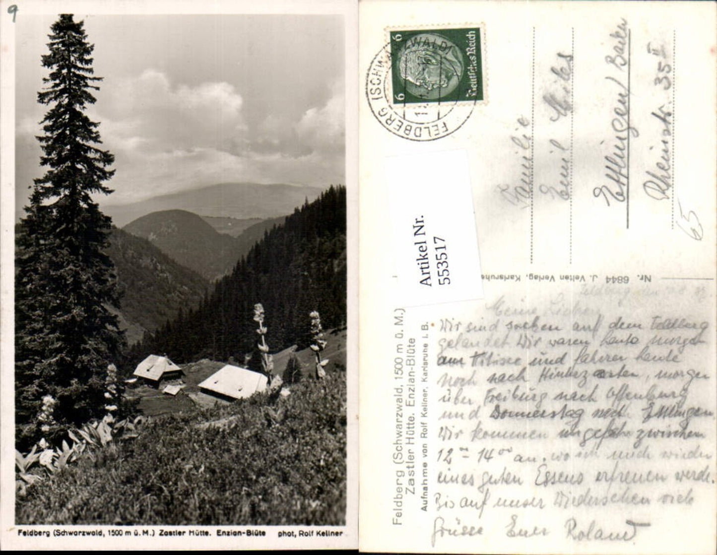 553517,Feldberg Hochschwarzwald Zastlerhütte