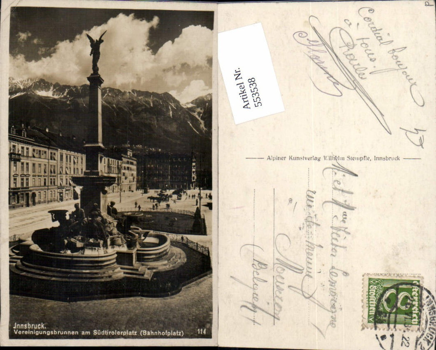 Alte Ansichtskarte – Old Postcard