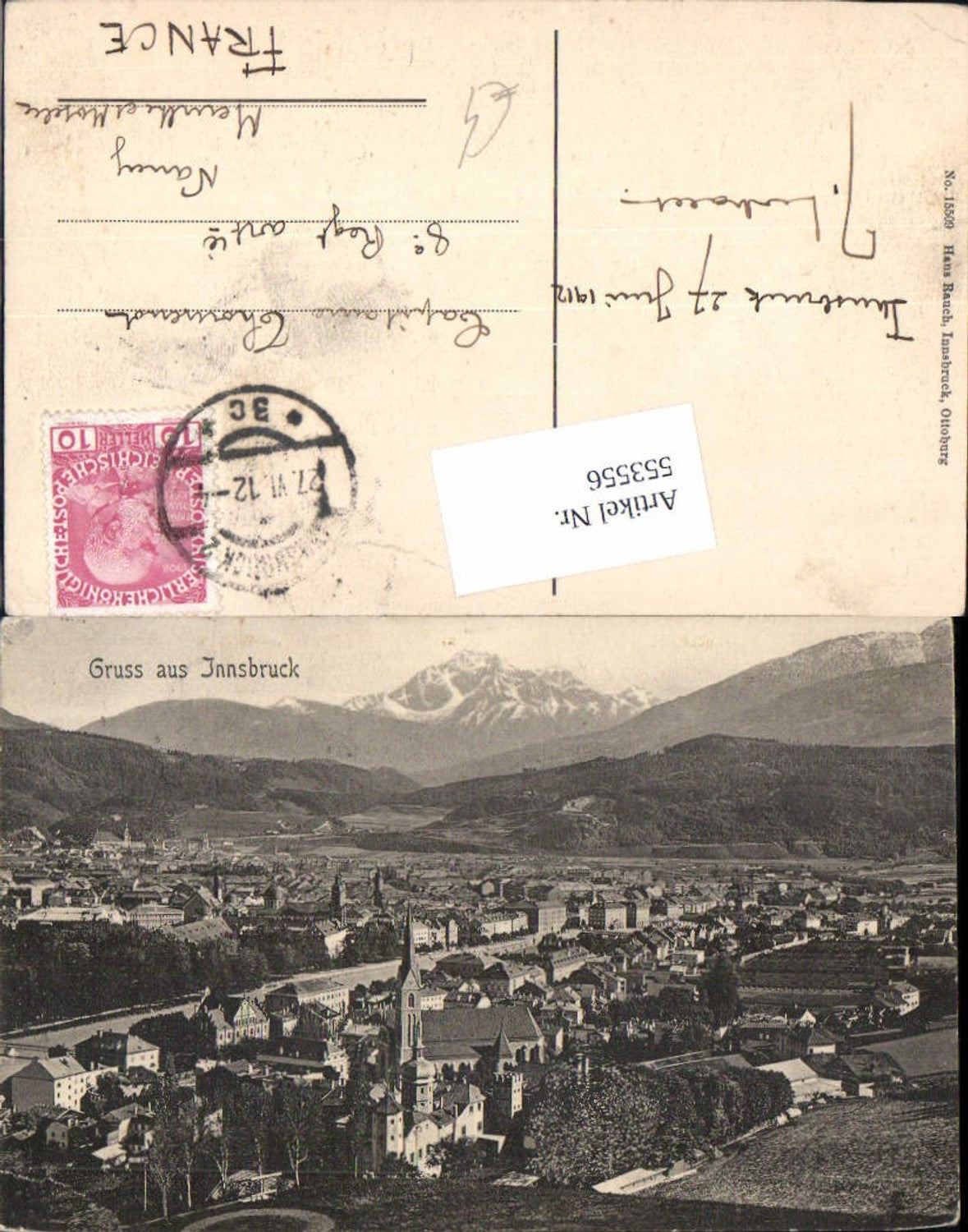 Alte Ansichtskarte – Old Postcard