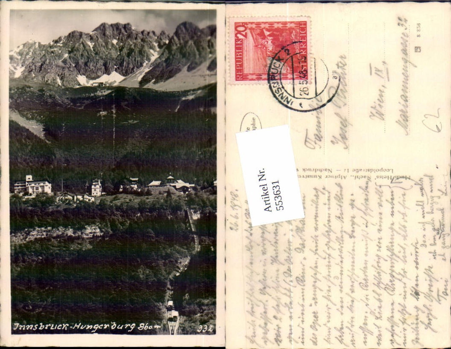 Alte Ansichtskarte – Old Postcard
