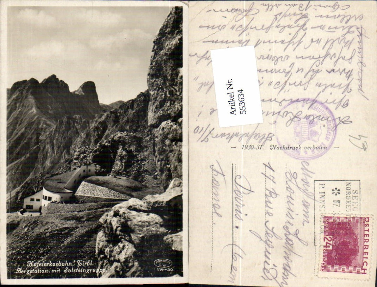 Alte Ansichtskarte – Old Postcard