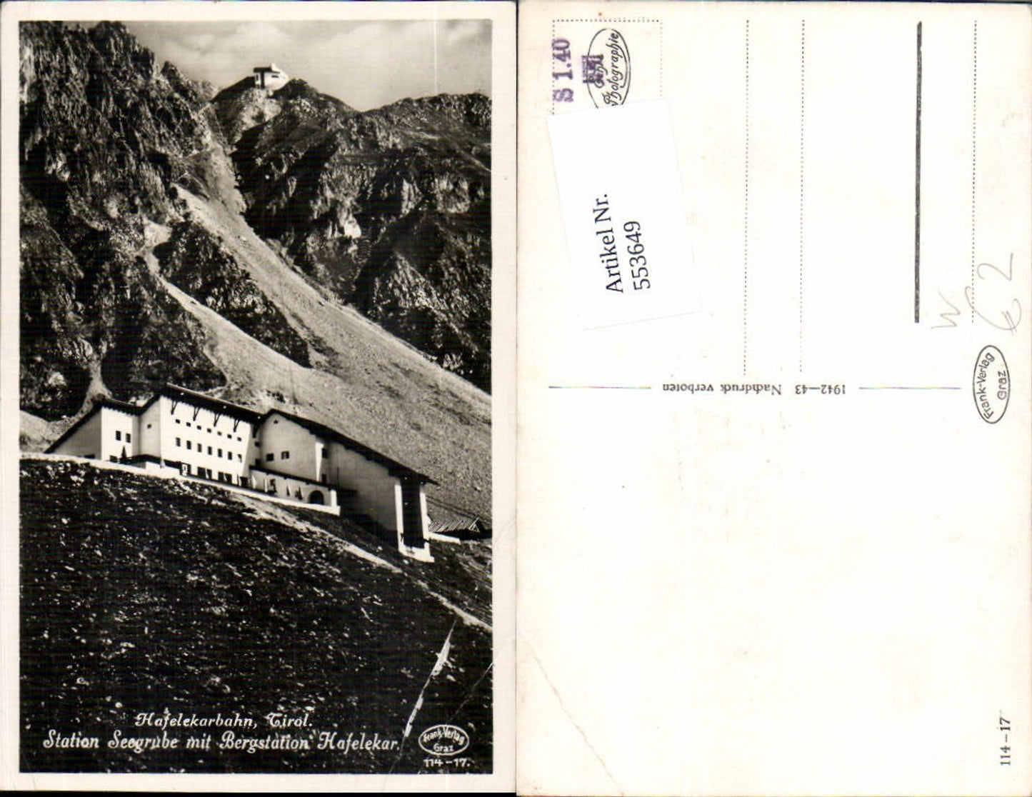 Alte Ansichtskarte – Old Postcard