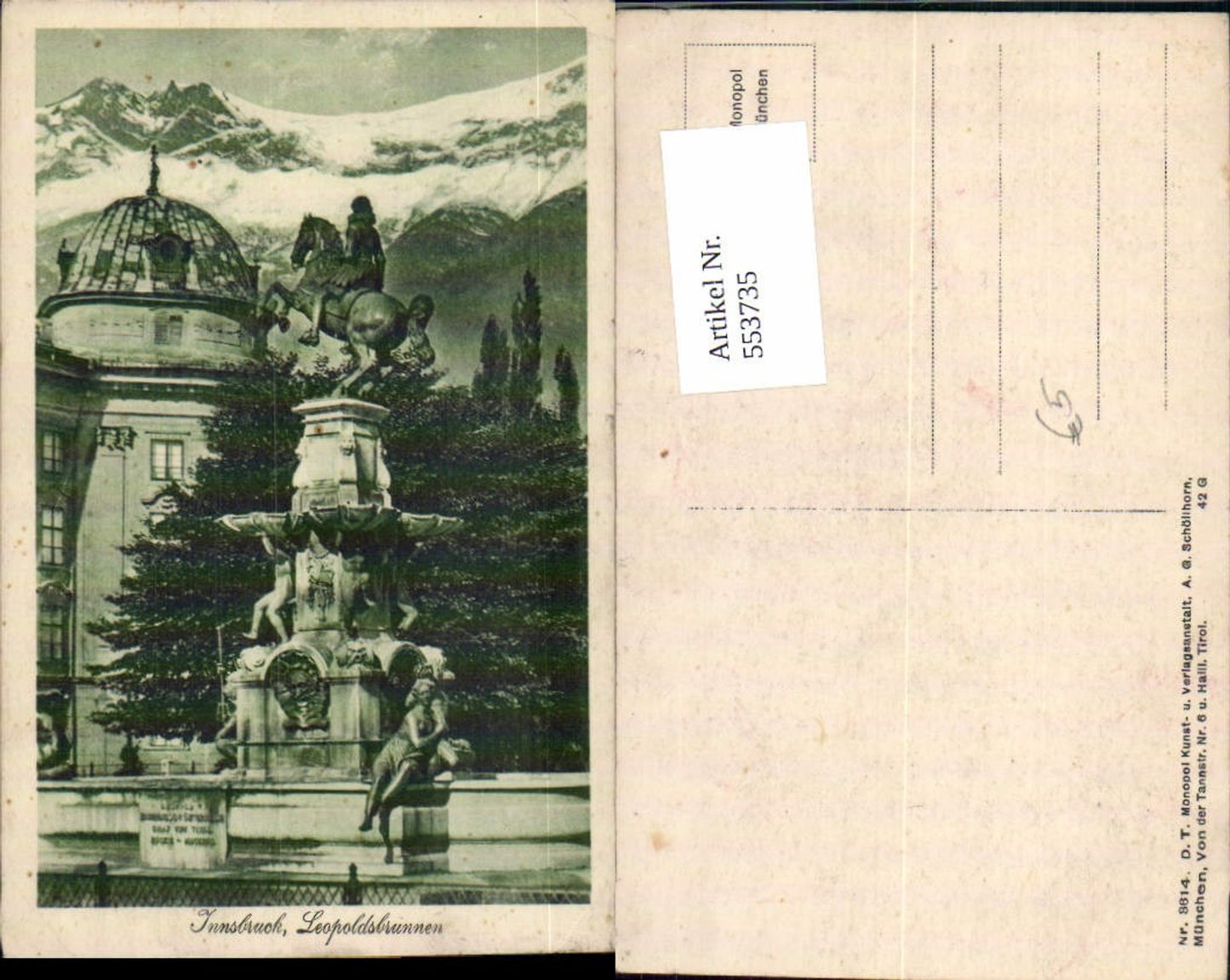 Alte Ansichtskarte – Old Postcard