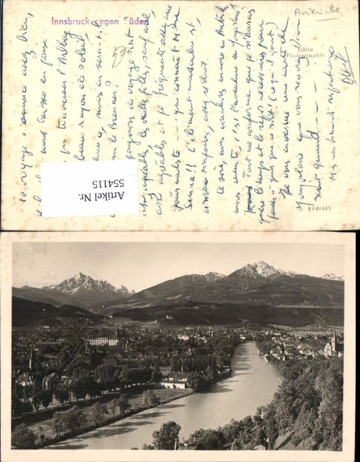 Alte Ansichtskarte – Old Postcard