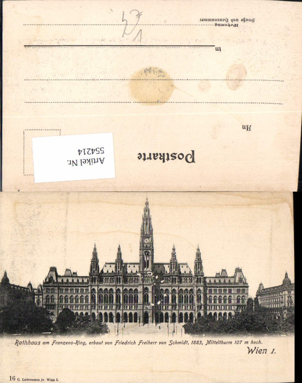 Alte Ansichtskarte – Old Postcard
