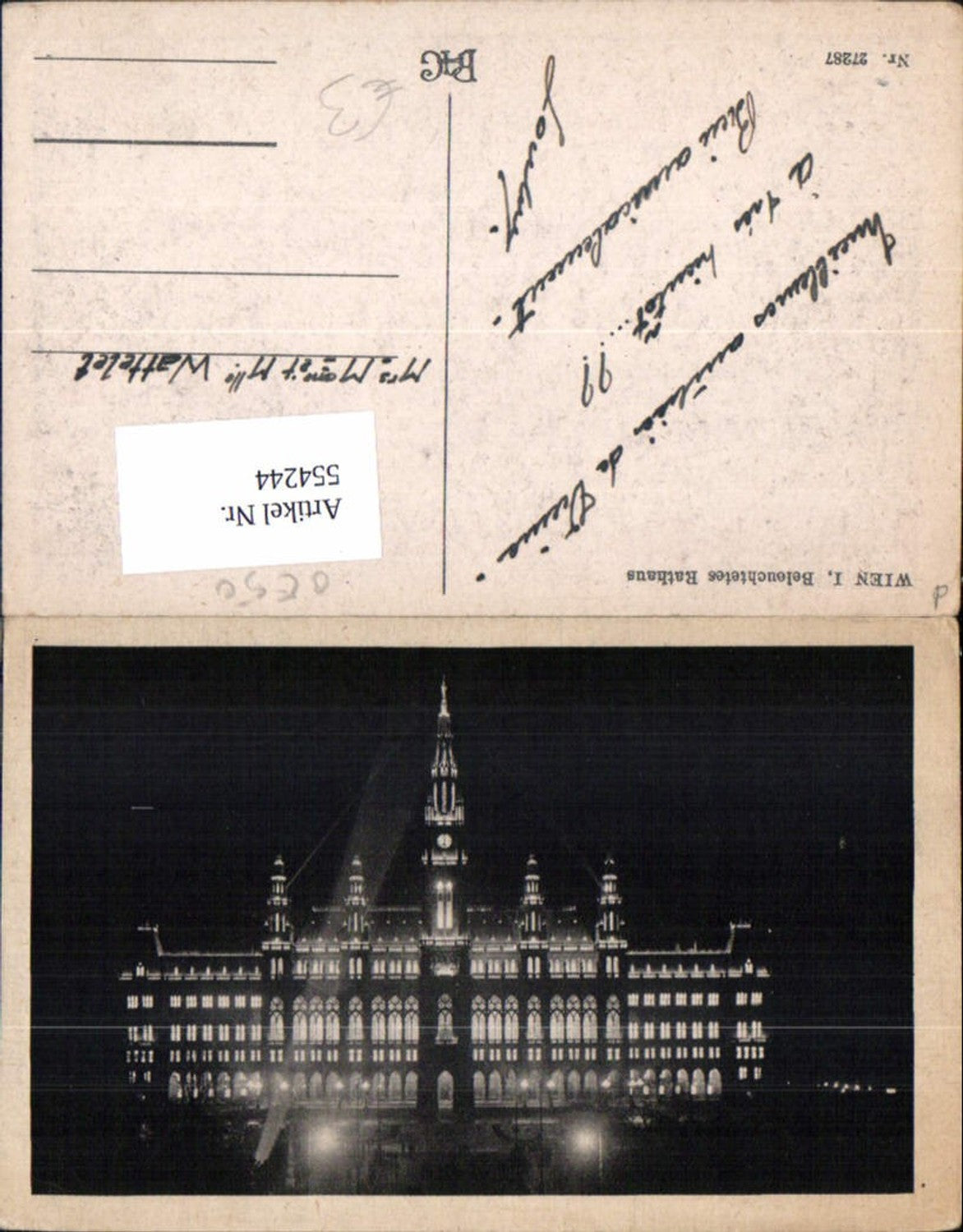 Alte Ansichtskarte – Old Postcard