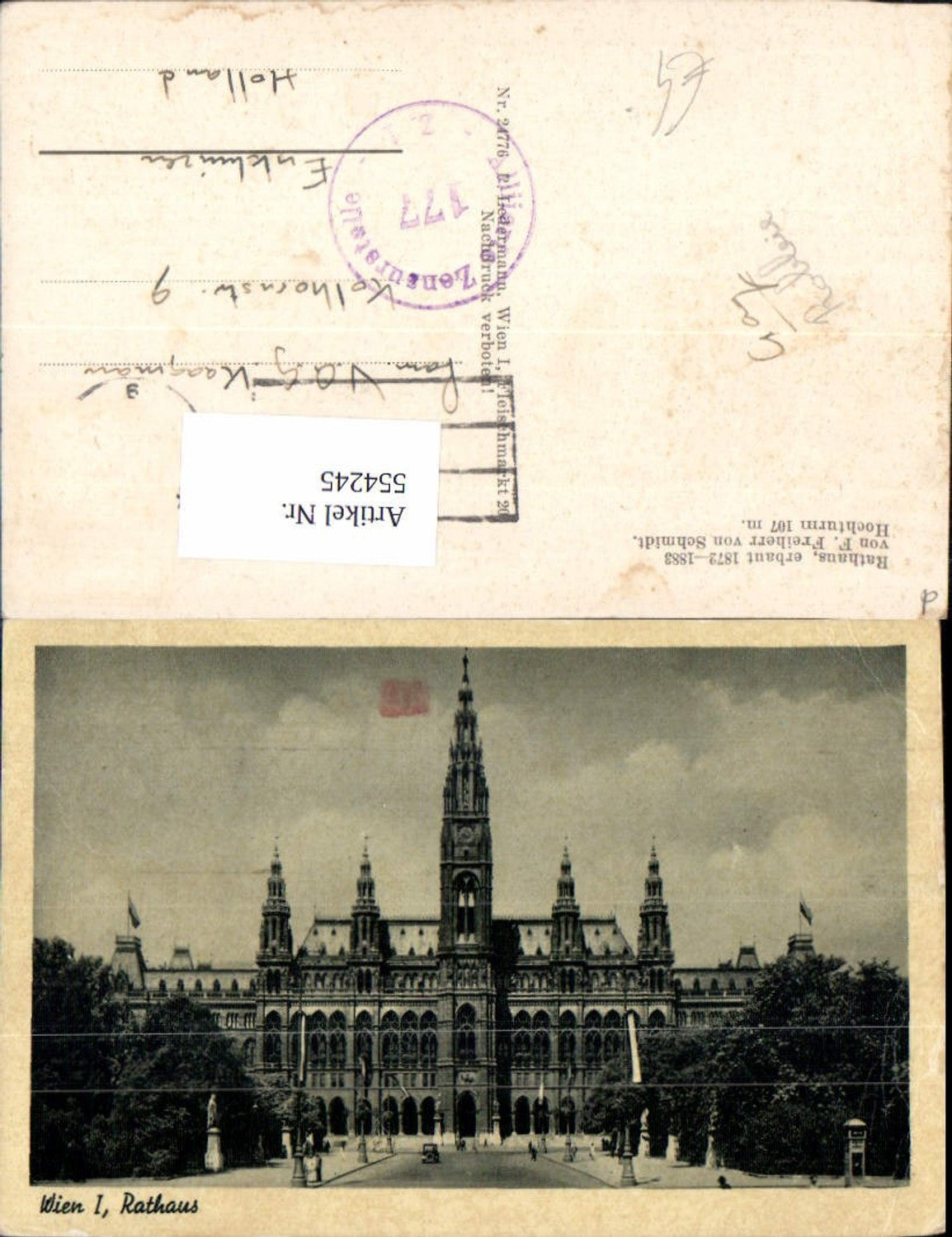 Alte Ansichtskarte – Old Postcard