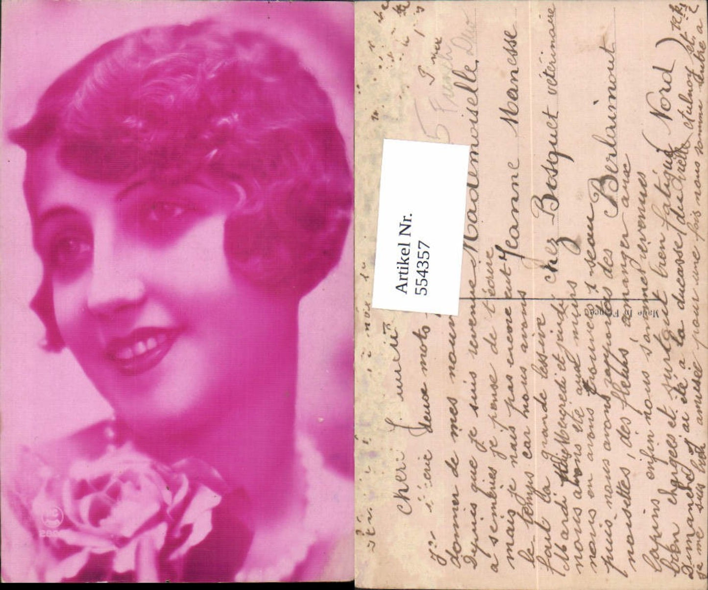 554357,tolle Foto-AK Frau Mode Portrait Art Deco pub P.C. Paris 2898