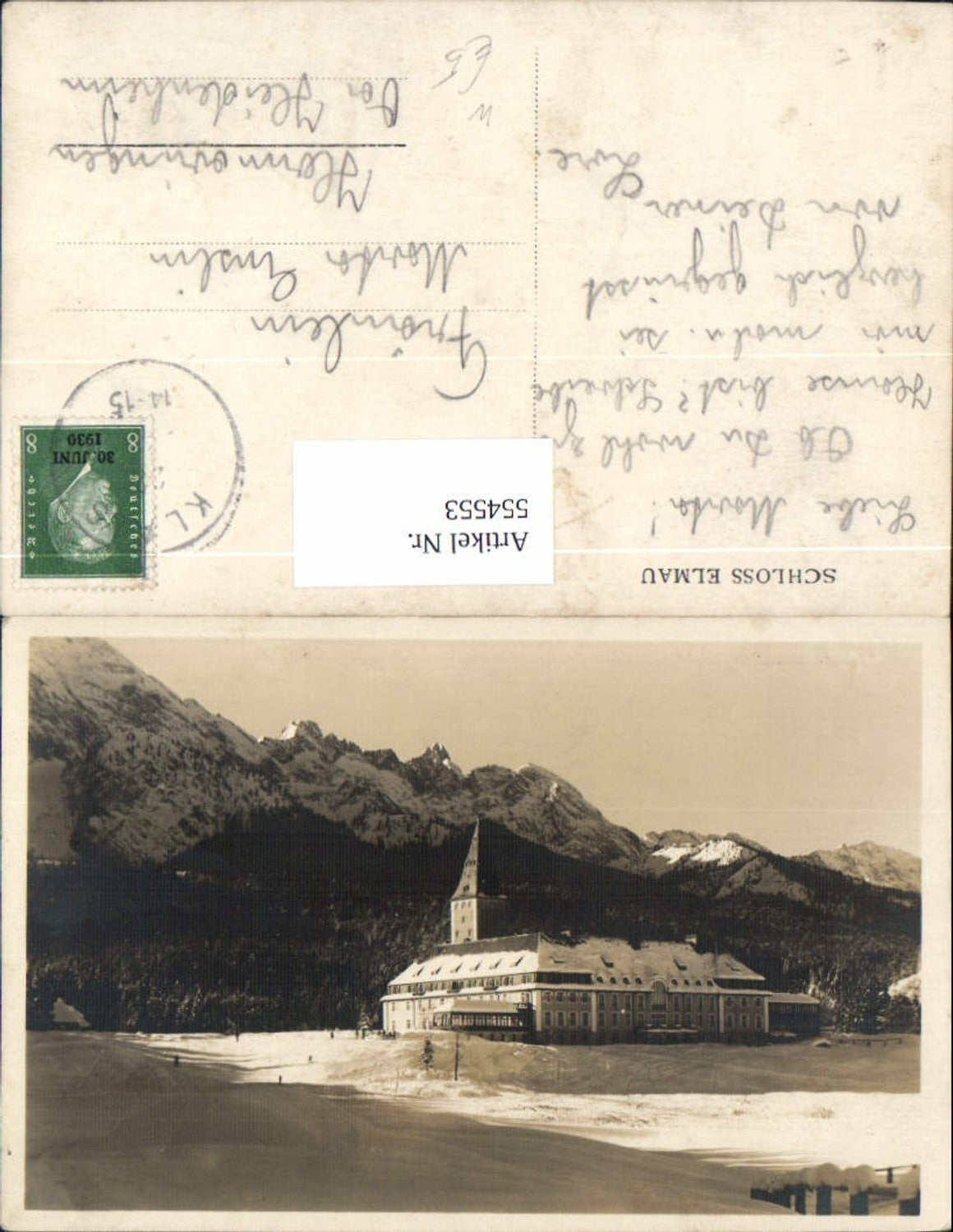 554553,Mittenwald Schloss Elmau Klais Krün LK Garmisch Partenkirchen