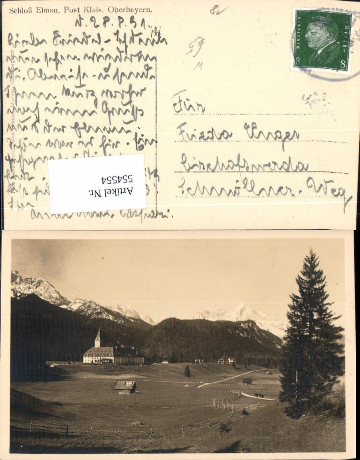 554554,Mittenwald Schloss Elmau Klais Krün LK Garmisch Partenkirchen
