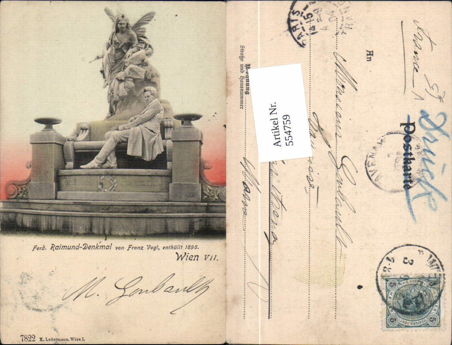 Alte Ansichtskarte – Old Postcard