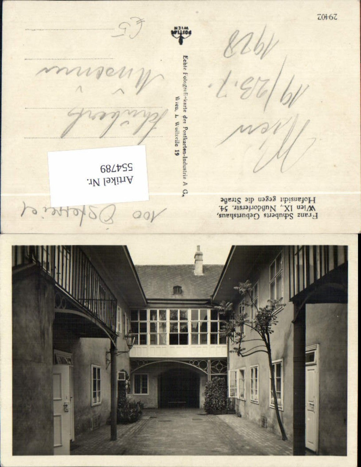 Alte Ansichtskarte – Old Postcard