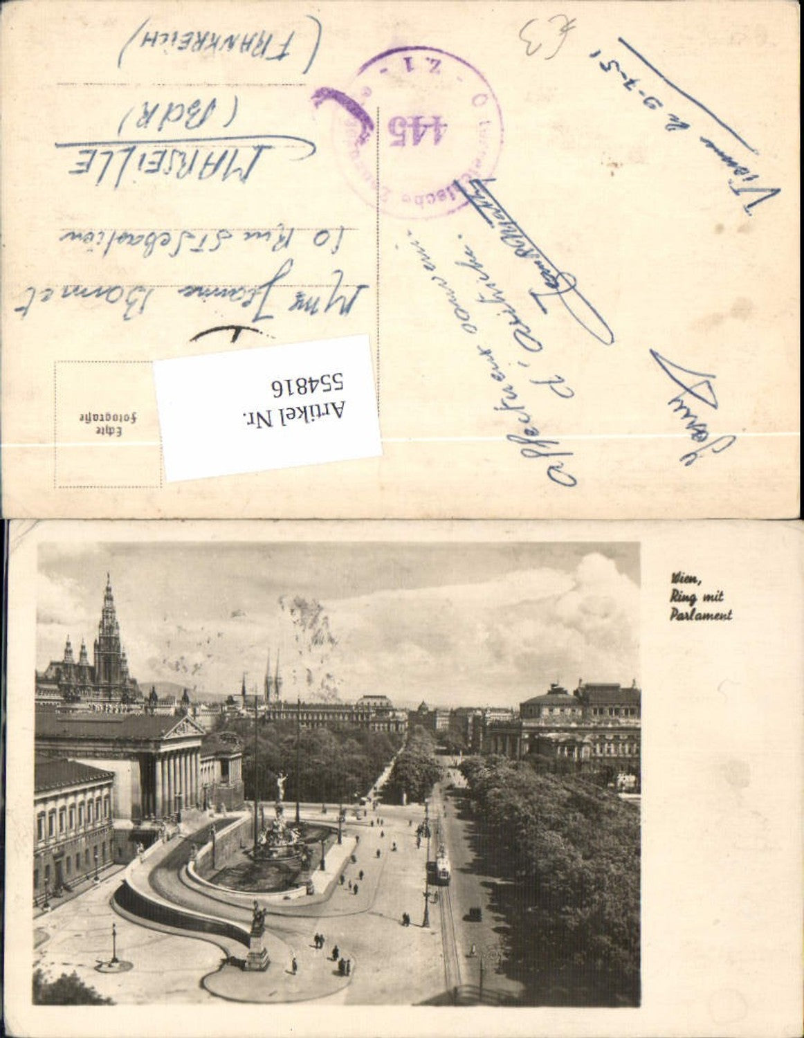 Alte Ansichtskarte – Old Postcard