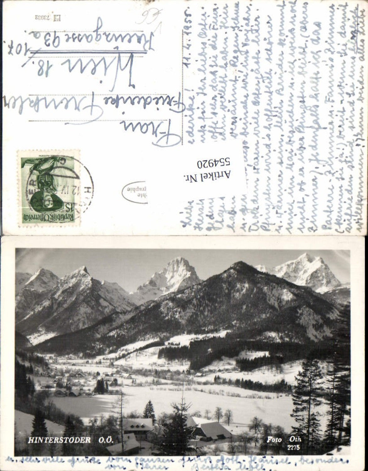 554920,Hinterstoder Totale pub Foto Oth 2275