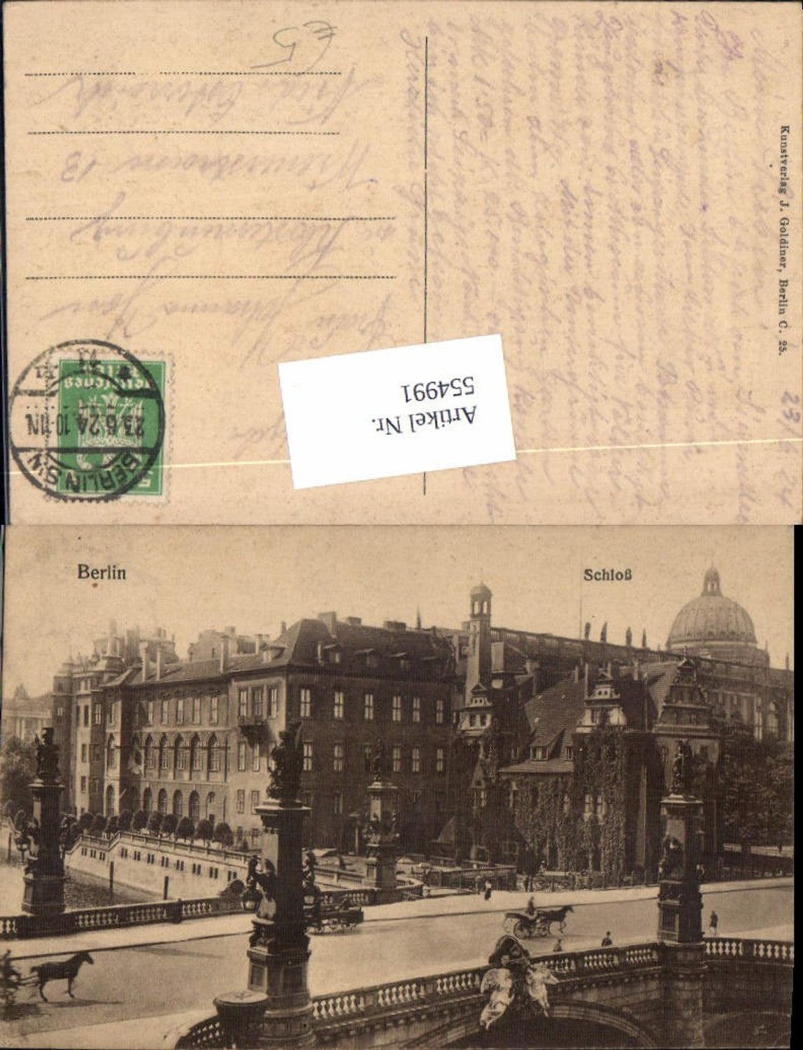 554991,Berlin Schloß Kutsche