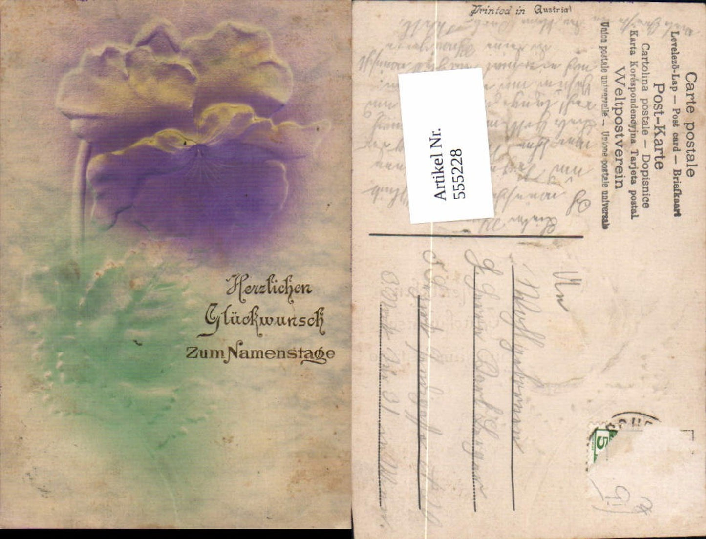 Alte Ansichtskarte – Old Postcard