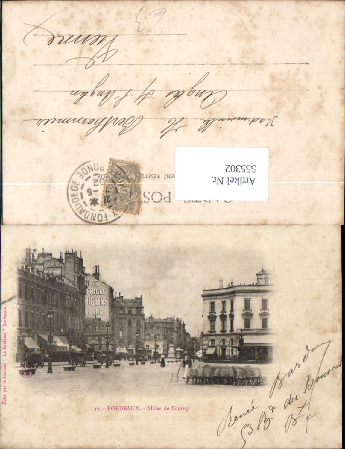 555302,Gironde Bordeaux Allees de Tourny