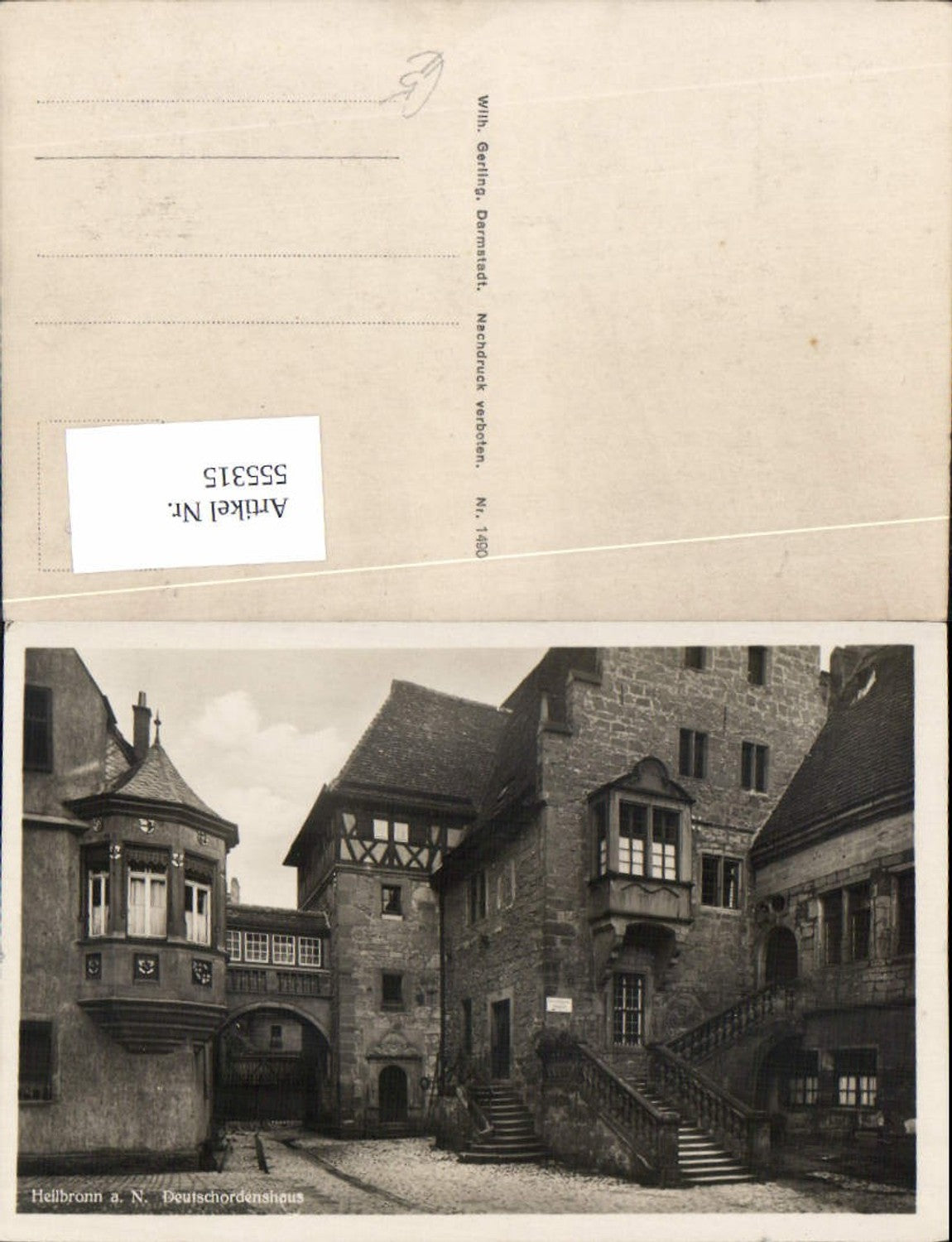 555315,Heilbronn am Neckar Deutschordenshaus Erker