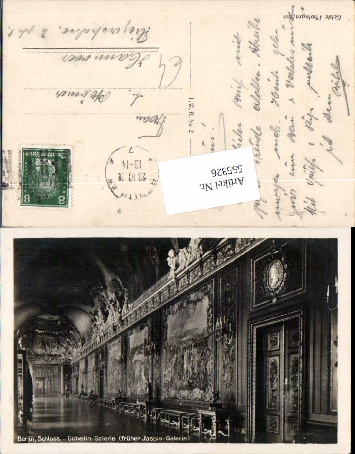 555326,Berlin Schloß Gobelin Galerie