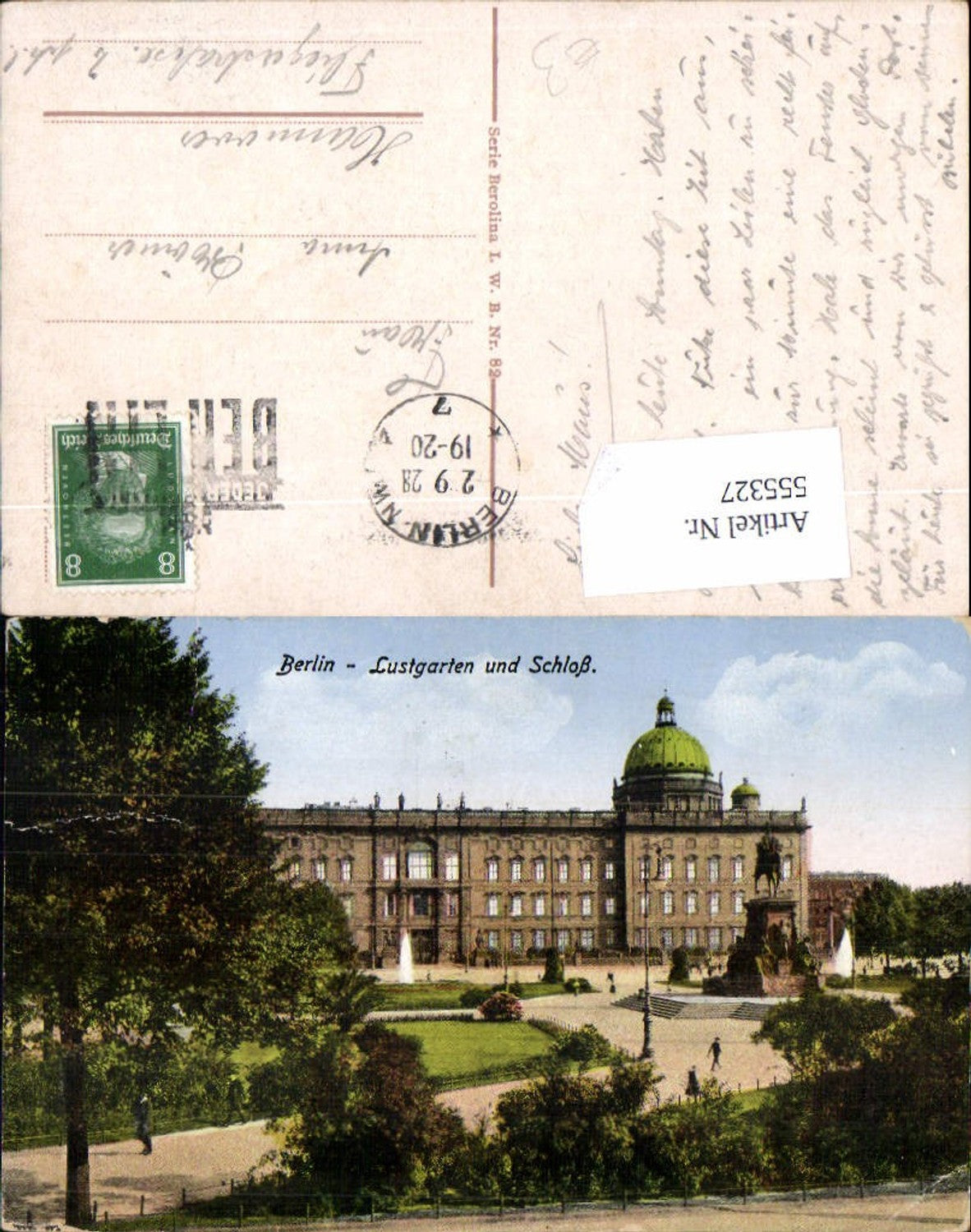 555327,Berlin Schloß Lustgarten