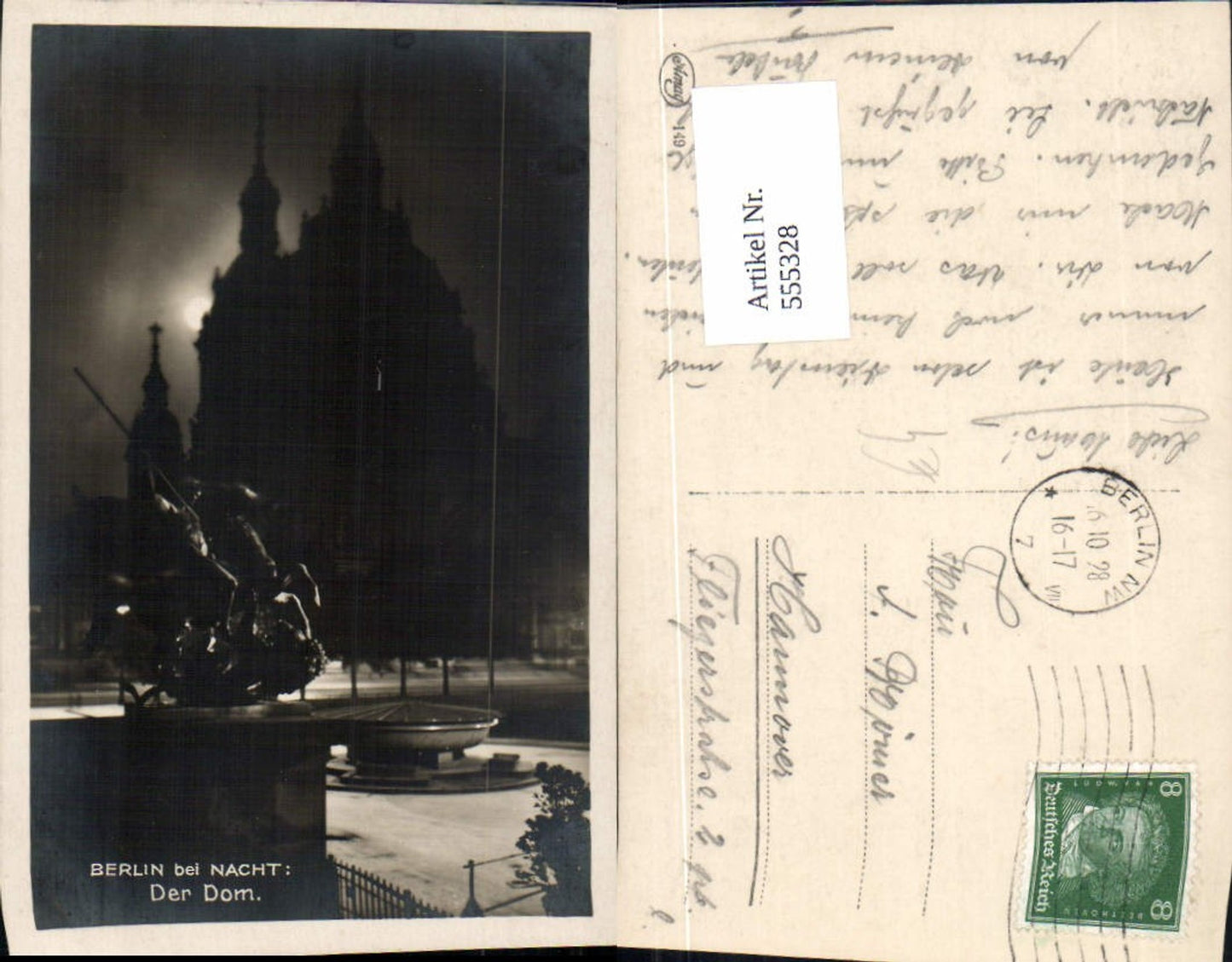 555328,Berlin bei Nacht Der Dom