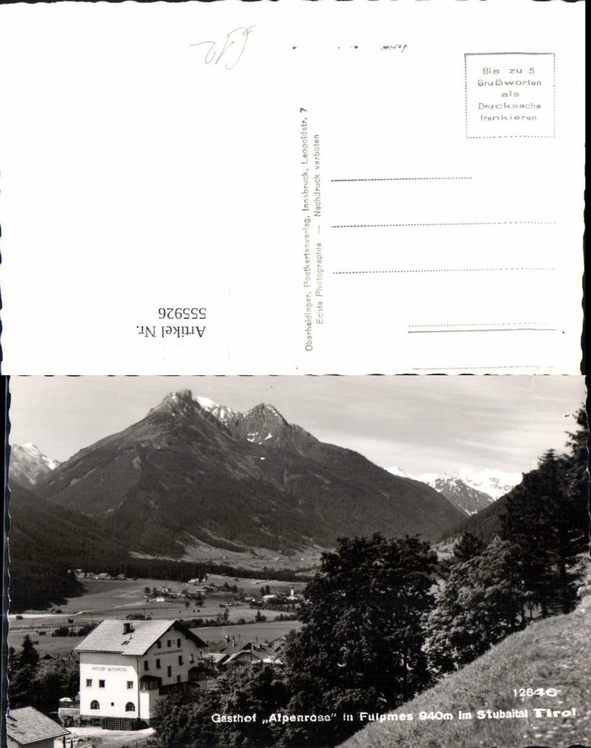 Alte Ansichtskarte – Old Postcard