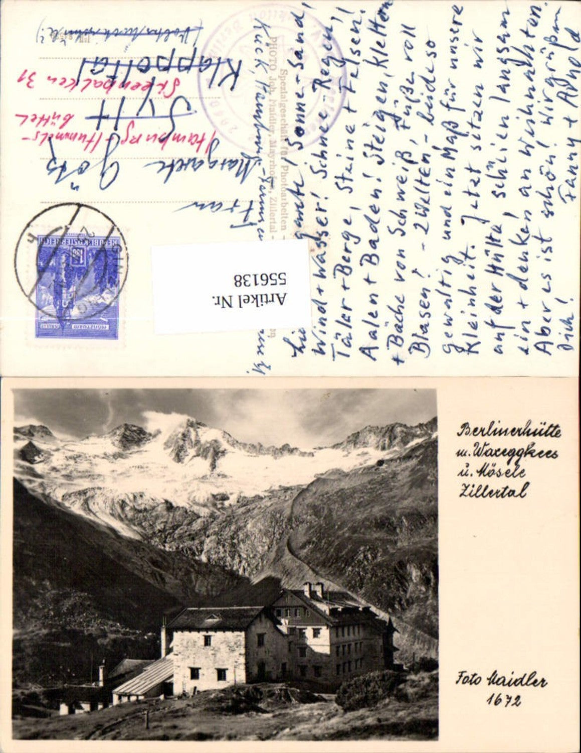 Alte Ansichtskarte – Old Postcard