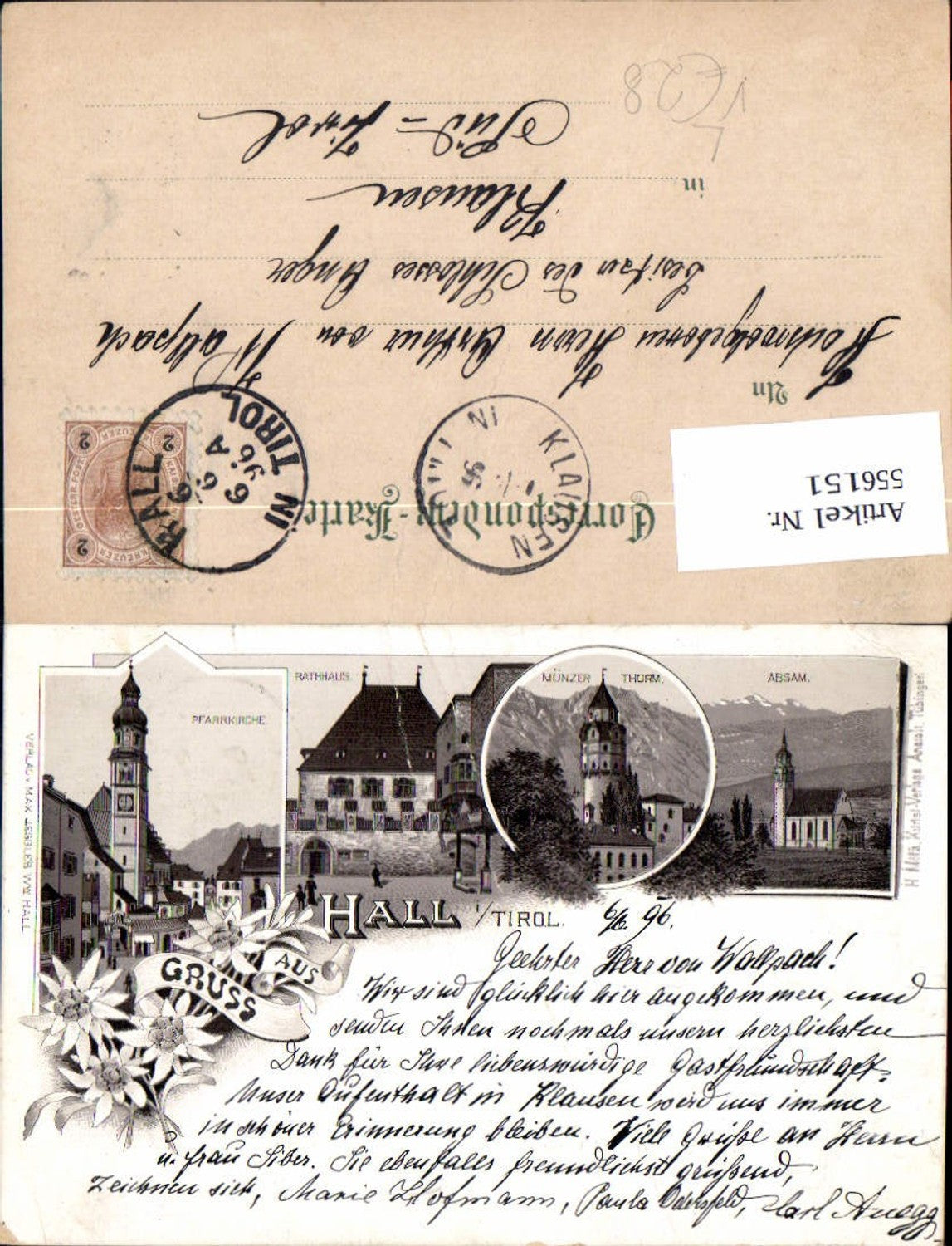 Alte Ansichtskarte – Old Postcard