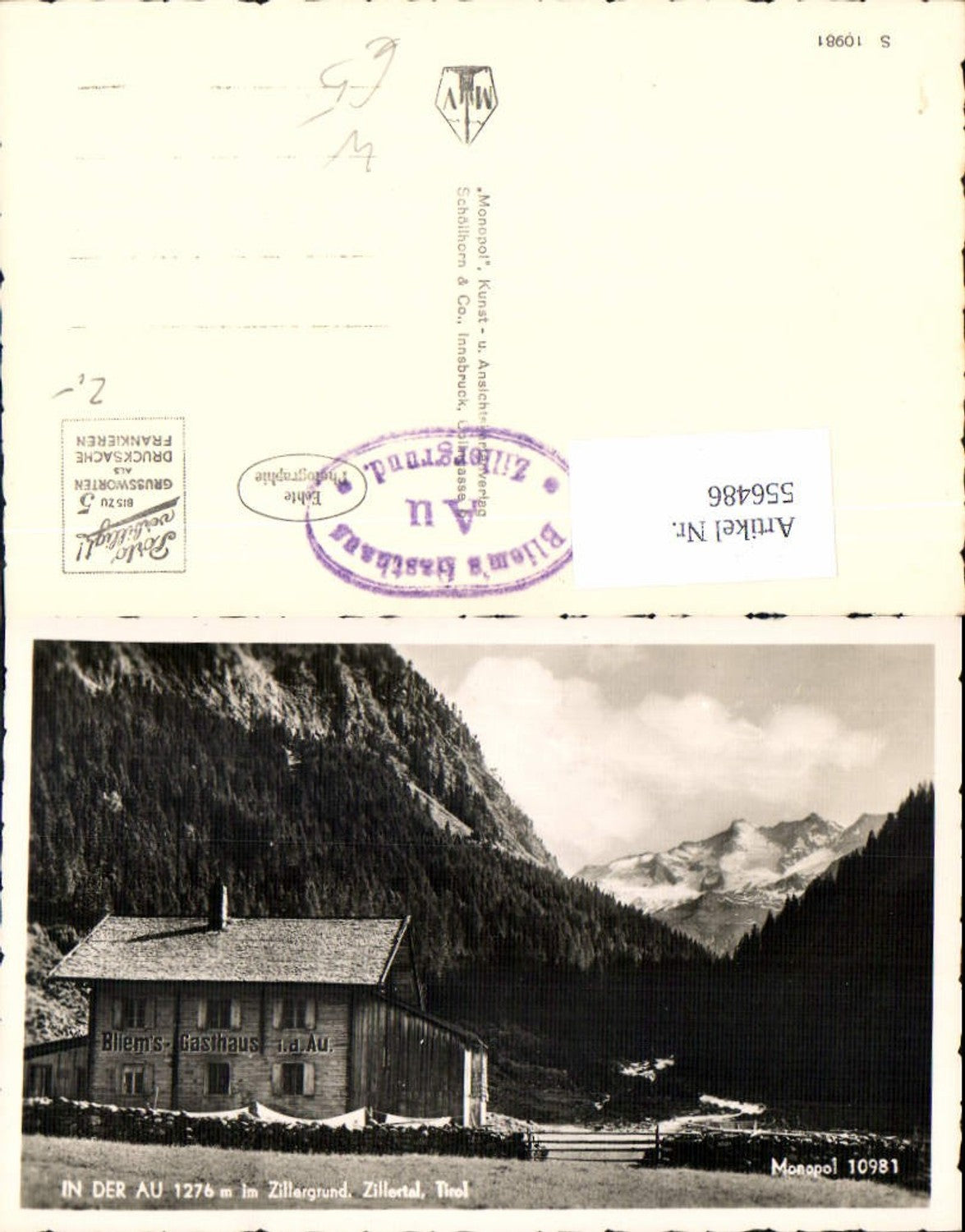 Alte Ansichtskarte – Old Postcard