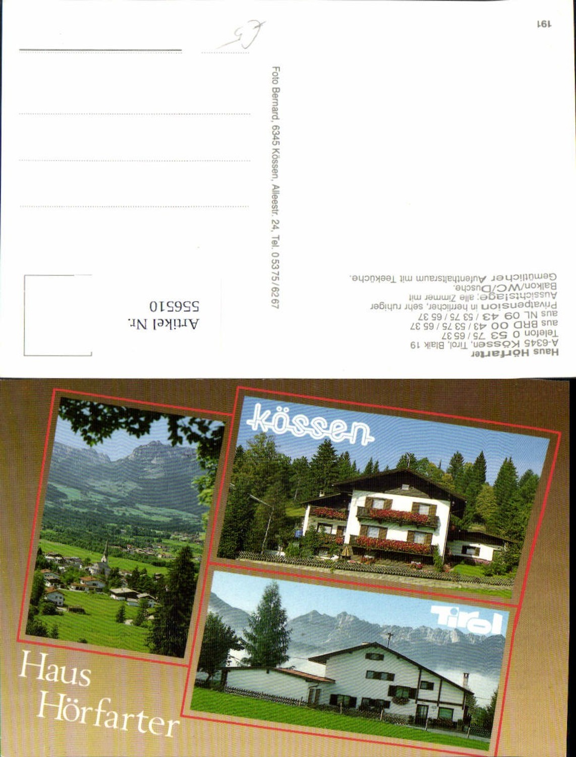 Alte Ansichtskarte – Old Postcard