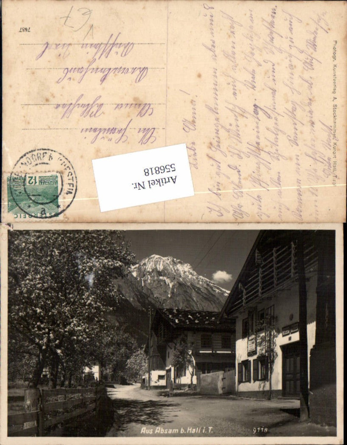 Alte Ansichtskarte – Old Postcard
