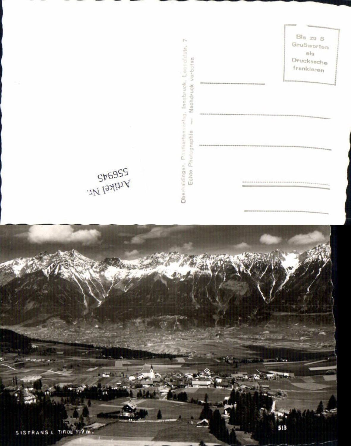 Alte Ansichtskarte – Old Postcard