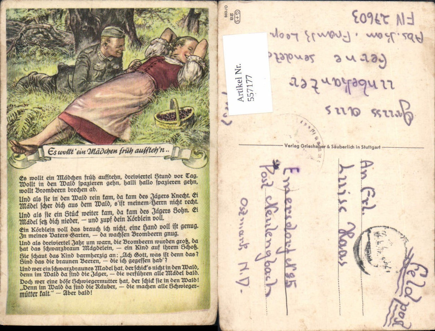 Alte Ansichtskarte – Old Postcard