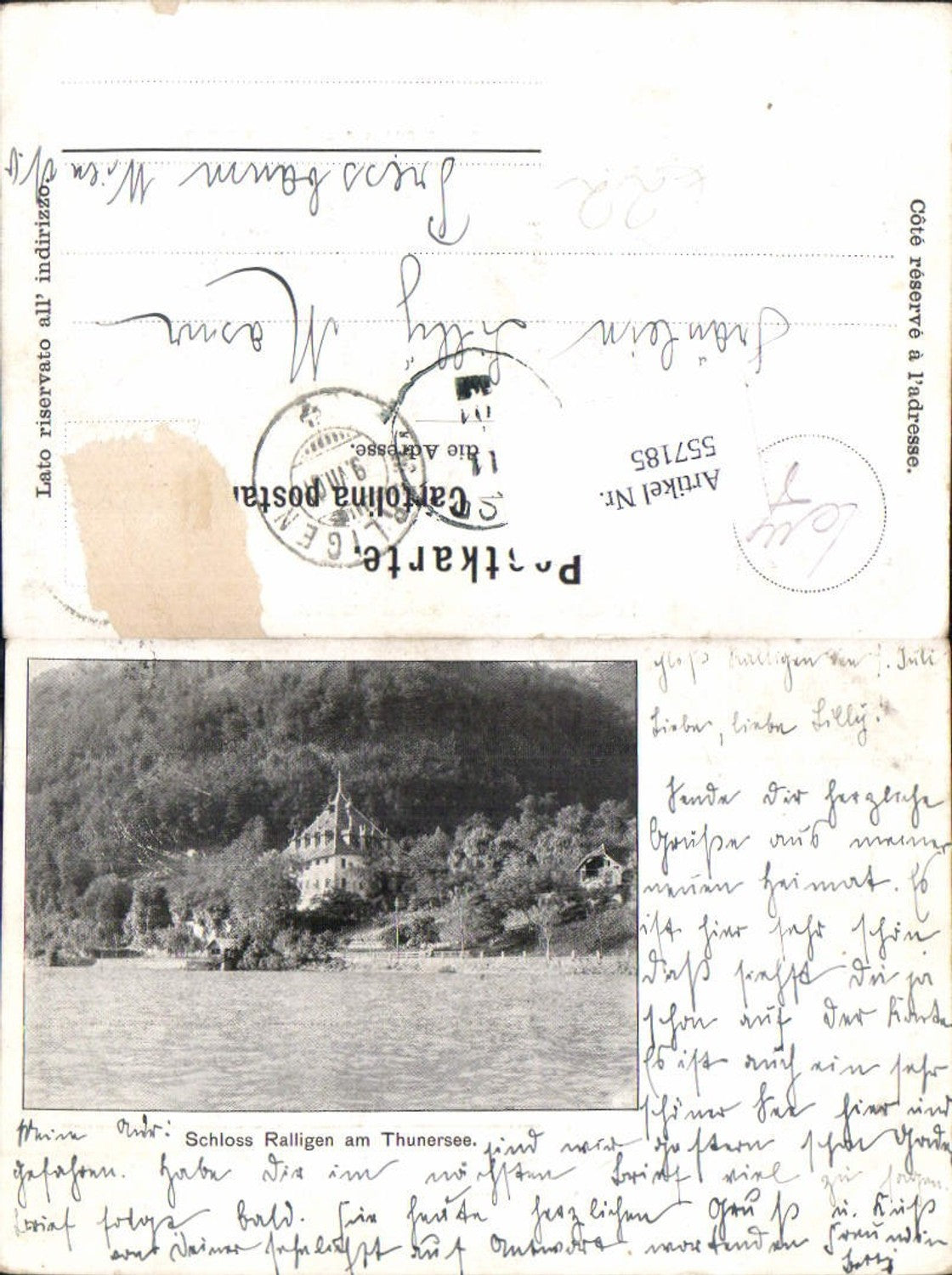 Alte Ansichtskarte – Old Postcard