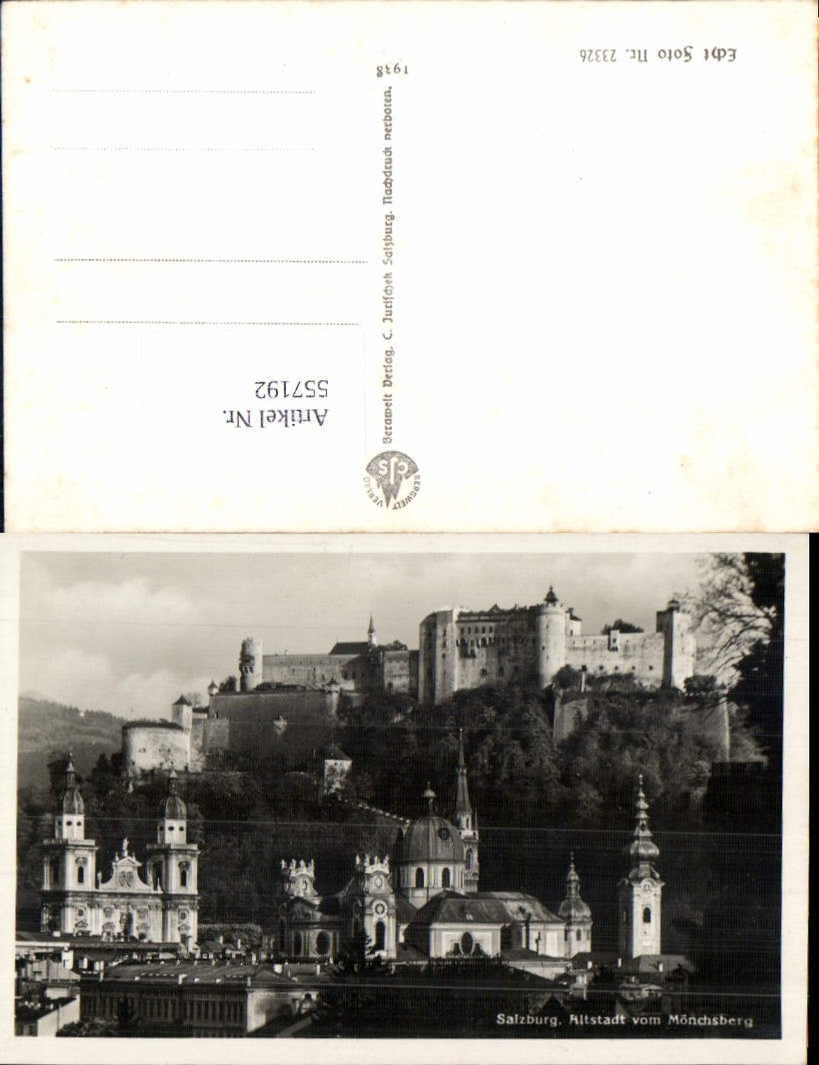 557192, Salzburg City Old Town Mönchsberg
