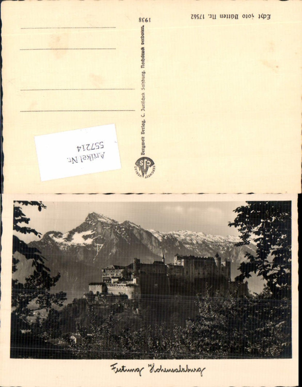 557214, Salzburg City Hohensalzburg Fortress