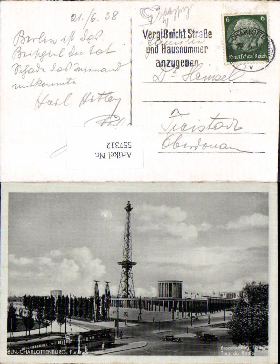 Alte Ansichtskarte – Old Postcard