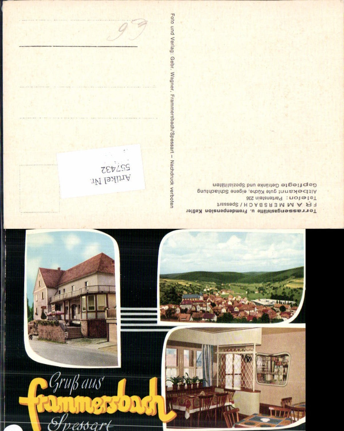 557432,Gruss aus Frammersbach im Spessart Partenstein Unterfranken Main