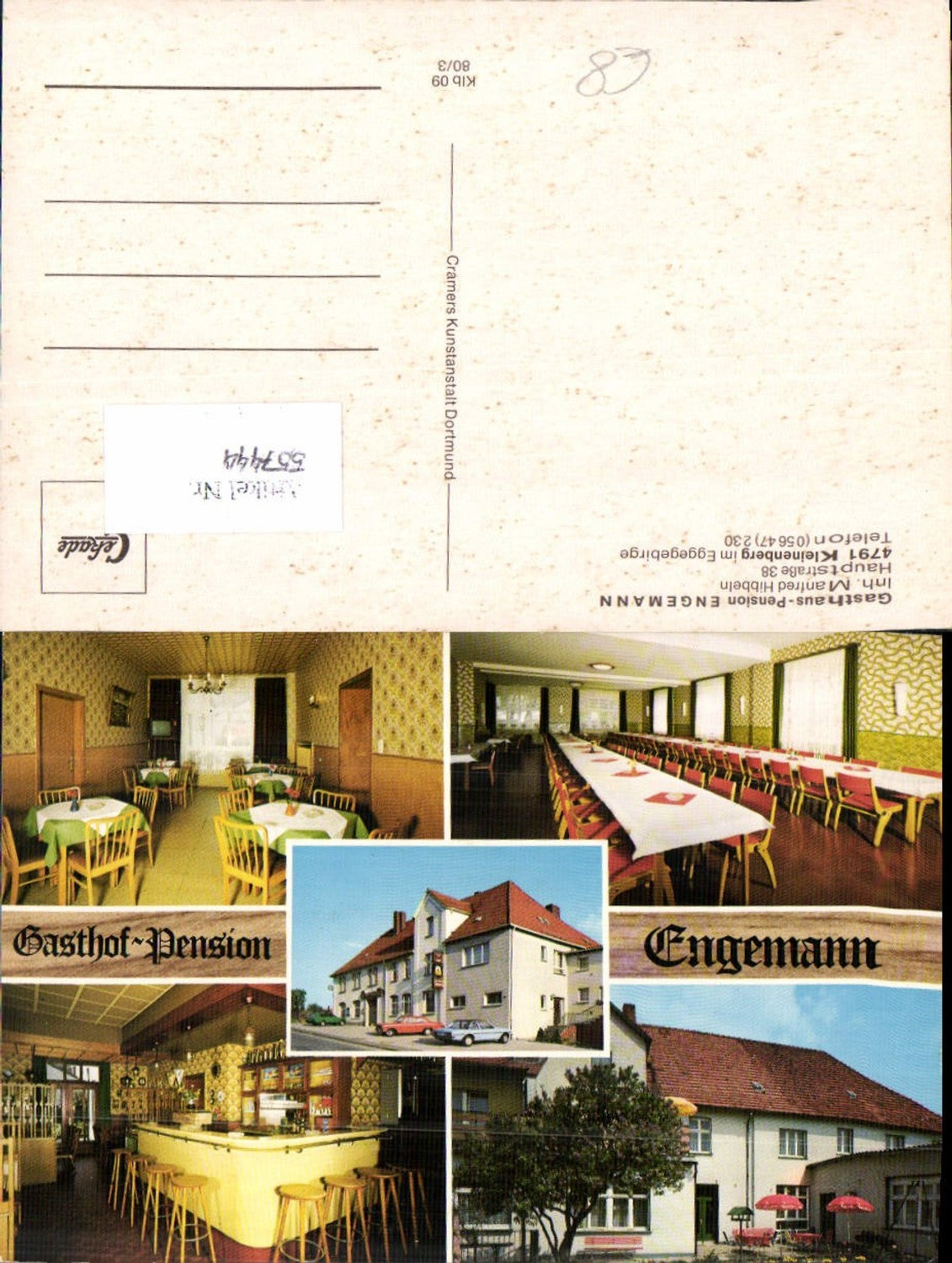 557444,Kleinenberg im Eggegebirge Gasthof Pension Engemann Lichtenau