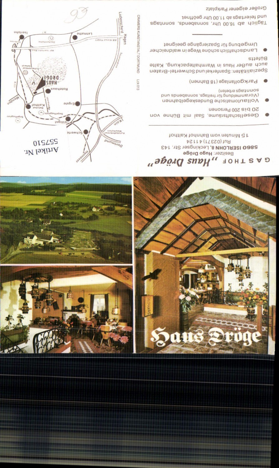 557510,Iserlohn Kalthof Gasthof Haus Dröge Letmathe Rotehaus