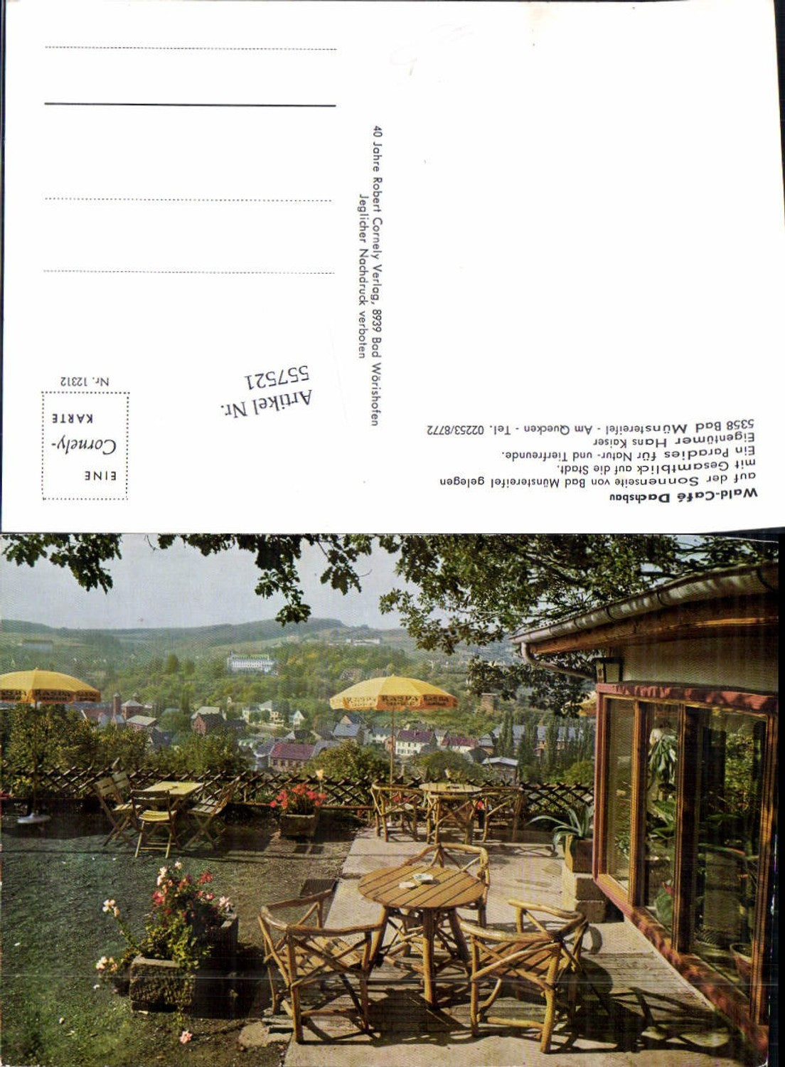 557521,Bad Münstereifel Wald Cafe Dachsbau