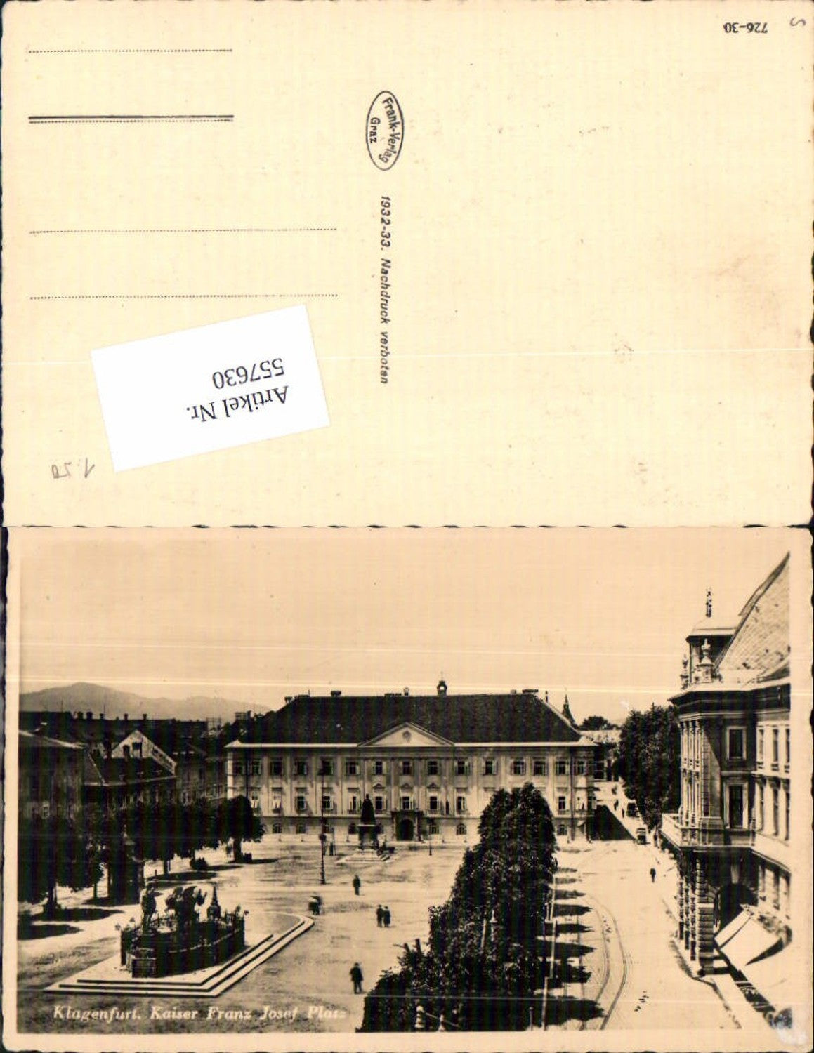557630,Klagenfurt am Wörthersee Kaiser Franz Josef Platz