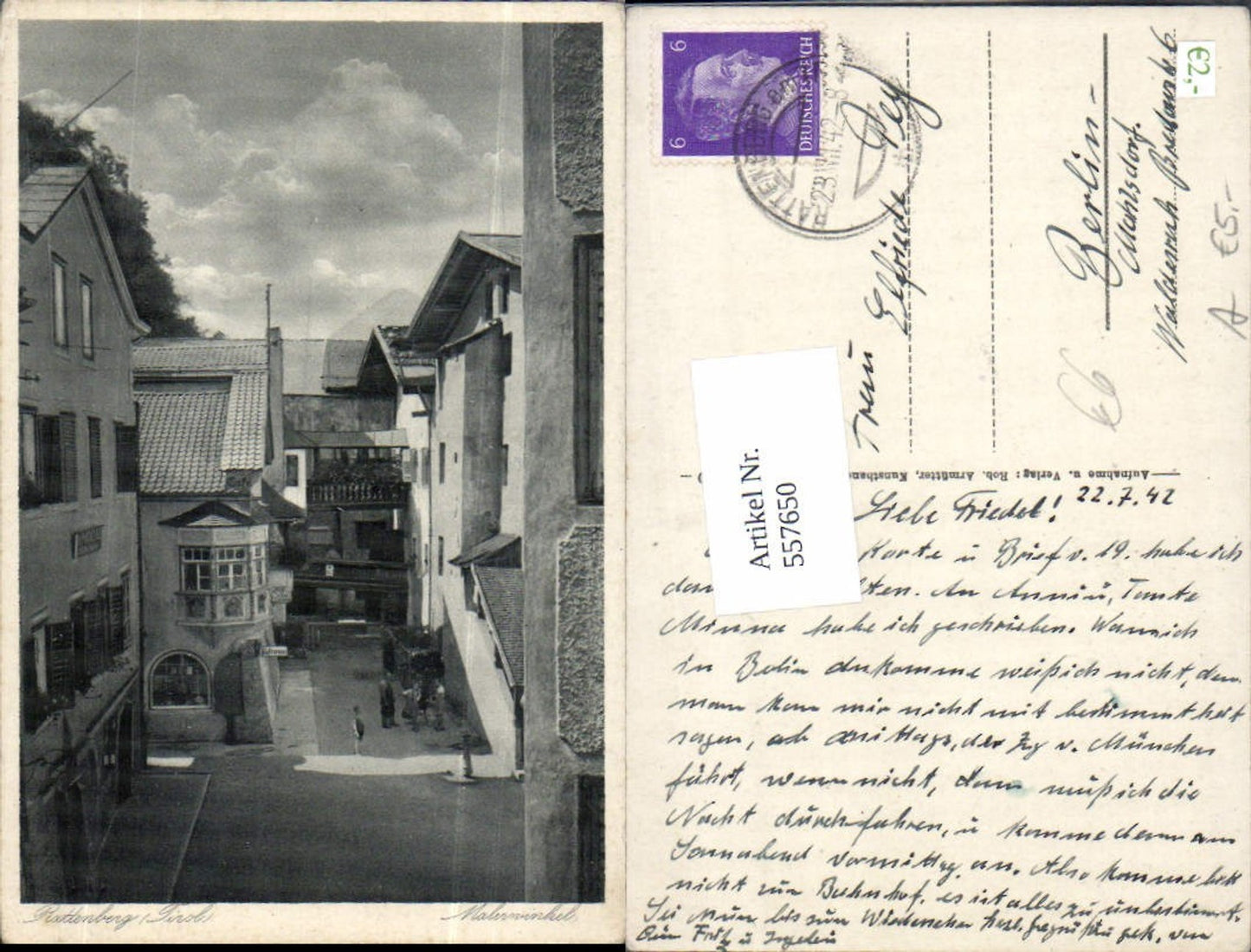 Alte Ansichtskarte – Old Postcard