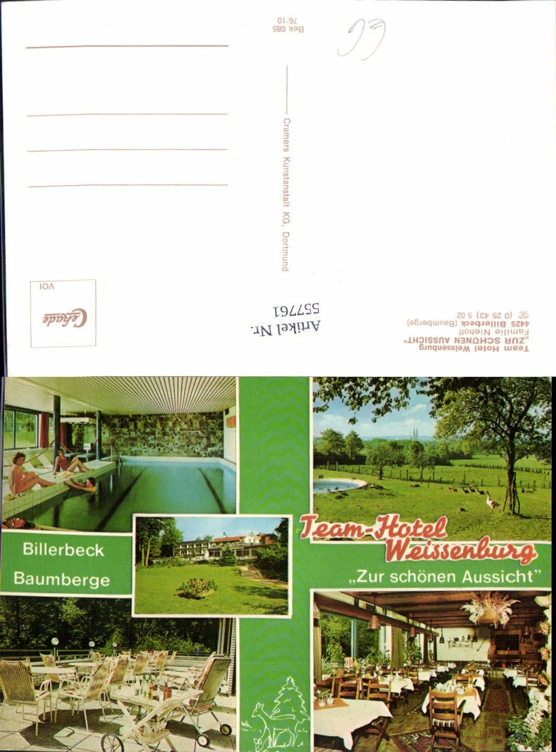 557761,Billerbeck Baumberge Hotel Zur schönen Aussicht Pool Hallenbad Bad LK Coesfeld