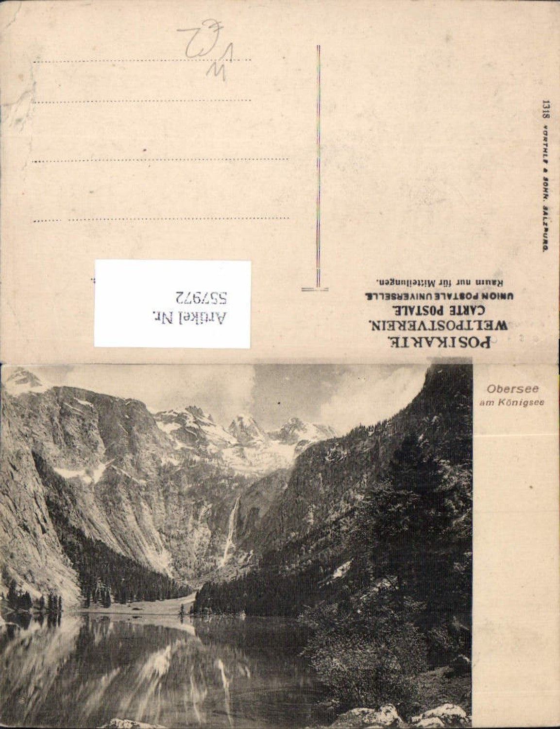 557972,Obersee Königsee Schönau am Königsee pub Würthle Sohn 1318