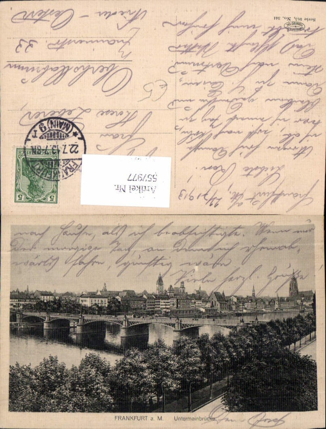 557977,Frankfurt a. Main Untermainbrücke Brücke