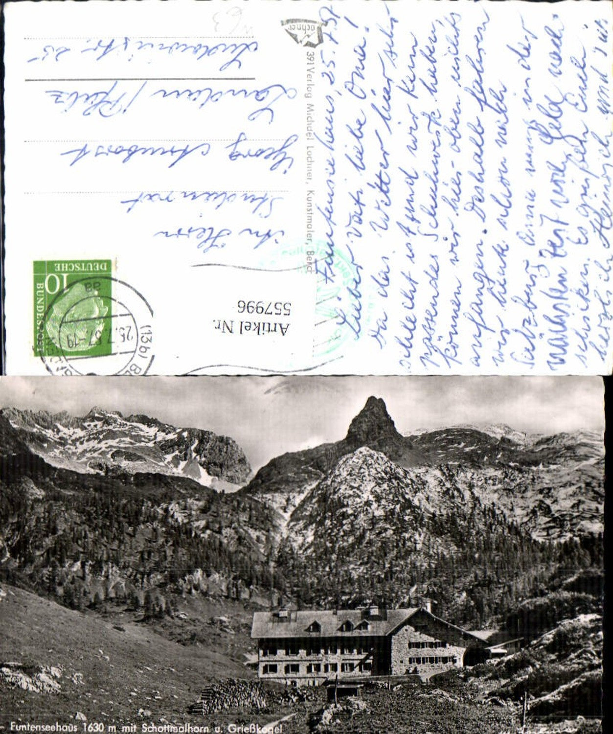 557996,Foto Ak Funtenseehaus Schottmalhorn Kärlingerhaus Schönau am Königssee