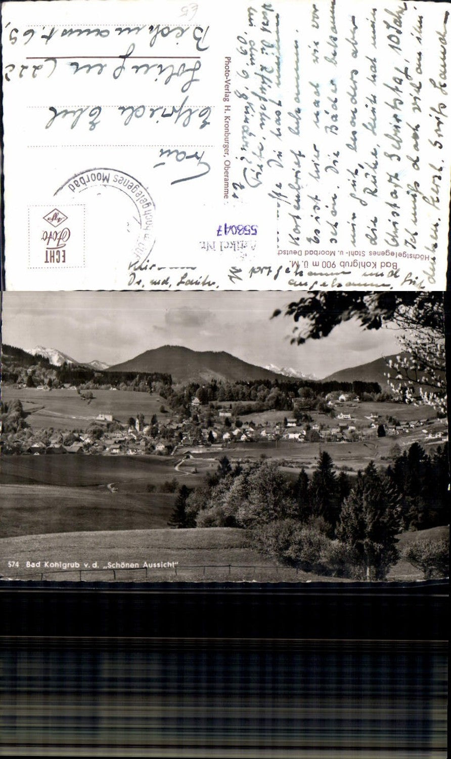 558047,Foto Ak Bad Kohlgrub Schöne Aussicht