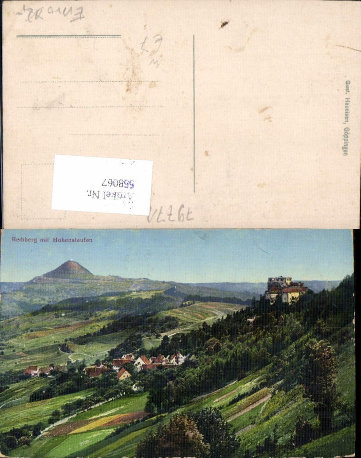 558067,Rechberg m. Hohenstaufen Göppingen Schwäbisch Gmünd