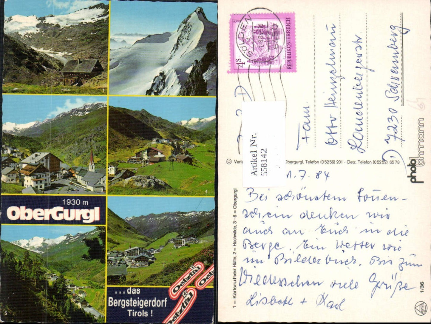 Alte Ansichtskarte – Old Postcard